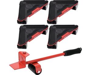Kit rulli per trasporto mobili 300 kg con leva - YT-37490