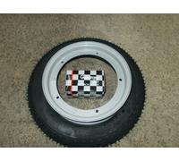 KIT RUOTA COMPLETA GOMMA-CAMERA-CERCHIO 3-00-10 PER PIAGGIO VESPA 50 SPECIAL