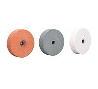 Kit ruota di macinazione, 3pcs routing legno ruota cuscinetti leggeri tamponi per lucitura per lempe portatili per legno in ceramica in metallo