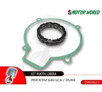 KIT RUOTA LIBERA AVVIAMENTO + GUARNIZIONE STATORE KTM LC4-E 640 1998 1999 2000