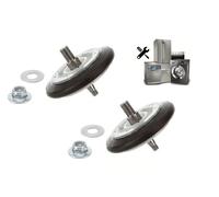 KIT RUOTA PULEGGIA 2PZ ASCIUGATRICE LG