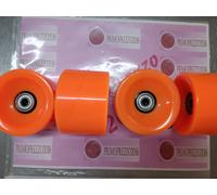 kit ruote ricambio per skateboard 4 pz 73x51 nuove chiavino OMAGGIO