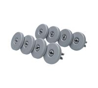 KIT RUOTE RUOTA CESTO INFERIORE LAVASTOVIGLIE REX AEG ELECTROLUX 8 PZ DIAMETRO 4