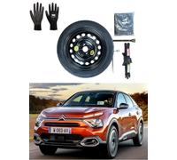 Kit Ruotino di Scorta 16" compatibile con Citroën C4 con Cric, Chiave e Sacca (2021>) 145/90R16
