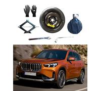 Kit Ruotino di Scorta 17" compatibile con BMW X1 U11 e con Serie 3 G20-G21 con Cric, Chiave, Guanti e Sacca 135/80R17