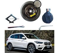 Kit Ruotino di Scorta 18" compatibile con BMW X1 con Cric, Chiave e Sacca (2017>) 135/80R18