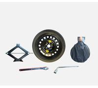 KIT RUOTINO DI SCORTA 18" COMPATIBILE CON VW GOLF 7,8 T-ROC, PASSAT CON CRIC CHIAVE E SACCA 125/70R18