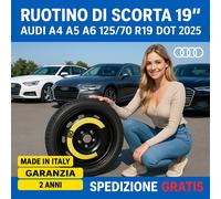 Kit Ruotino di Scorta Audi A4 A5 A6 19" 5 Fori DOT 2025