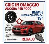 Kit Ruotino di Scorta BMW i5 19” 5Fori Cric Guanti DOT2025