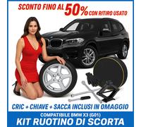 Kit Ruotino di Scorta BMW X3 G01 17” 5Fori Garantito