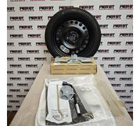 Kit Ruotino Di Scorta + Cric Chiavi Nissan Micra 125 70 15 95m Continental