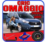 Kit Ruotino di Scorta Dacia Dokker 16” 4Fori Cric Chiave DOT2025