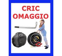 Kit Ruotino di Scorta Dacia Duster 125/80 R17 5Fori Cric Chiave Sacca DOT2025