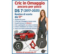 Kit Ruotino di Scorta DS7 17” 5Fori Cric Chiave Sacca Guanti DOT2025