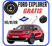 Kit Ruotino di Scorta Ford Explorer 18” 5Fori Cric Chiave Sacca DOT2025