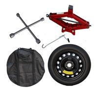 Kit Ruotino di Scorta Ford Fiesta 15” 4Fori Cric Chiave Sacca DOT2025