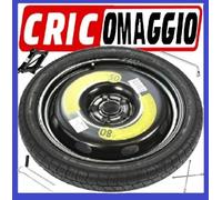 Kit Ruotino di Scorta Infiniti Q30 QX30 125/80 R17 5Fori Cric Chiave DOT2025