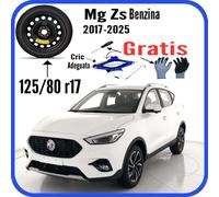 Kit Ruotino di Scorta MG ZS 125/80 R17 5Fori Cric Guanti Cacciavite DOT2025