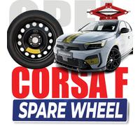 Kit Ruotino di Scorta Opel Corsa F 16” 4Fori Cric DOT2025