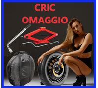 Kit Ruotino di Scorta Opel Insignia B 16” 5Fori Cric Chiave Sacca DOT2025