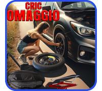 Kit Ruotino di Scorta Subaru XV 135/90 R17 5Fori Cric Chiave Sacca DOT2025