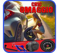 Kit Ruotino di Scorta Toyota C-HR 17” 5Fori Cric Chiave Sacca DOT2025
