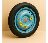 Kit Ruotino Fiat 500X 17” 125/80 R17 DOT2025 - Compatibile Certo