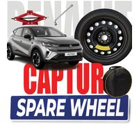 Kit Ruotino Scorta Renault Arkana Captur II 17 125/80 R17 Cric Chiave Sacca