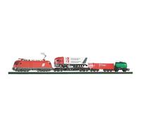 Piko: Set iniziale - Locomotiva elettrica ÖBB Taurus con carri merci e binari