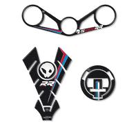 KIT S1000 RR 3 ADESIVI 3D PROTEZIONI COMPATIBILI CON MOTO BMW S1000RR 2009-2011