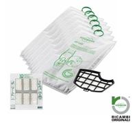 Kit Sacchetti con Dovina e Griglia Protezione Motore VK 140 Originale Folletto