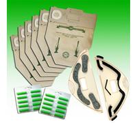 KIT SACCHETTI FOLLETTO VK 130 VK 131 12pz + 20 PROFUMI+ SPAZZOLA VORWERK RICAMBI