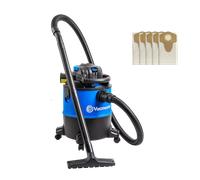 Kit sacchetti per aspirapolvere Vacmaster per liquidi e solidi - Aspirapolvere per giardino ed erba sintetica con soffiatore per foglie staccabile - con 5 sacchetti di ricambio