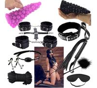 KIT sadico bondage + grappo plug anale stimolante butt anal toy dilatatore bdsm