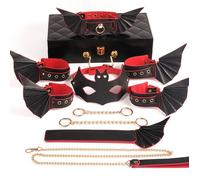 KIT SADOMASO costrittivo intimo sexy Bondage SESSO COLLARE MASCHERINA FRUSTINO