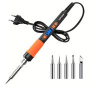 Kit saldatore 90W con schermo LCD.