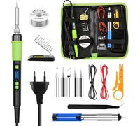 Kit Saldatore a Stagno 90W LCD Riscaldamento Rapido 180-500°C, Standby Automatic