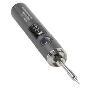 Kit saldatore con display digitale Temperatura regolabile Riscaldamento rapido Alimentato tramite USB con schermo LCD Portatile senza fili