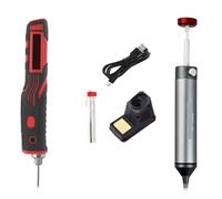 Kit Saldatore Elettrico Senza Fili Da 480 ℃ Strumento Di Saldatura Ricaricabile 1800 MAh Portatile Professionale Riscaldamento Preciso(S 006A-11W)