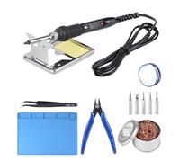Kit Saldatore LCD A Temperatura Regolabile Da 80 W Strumenti For Saldatura Punte For Riscaldatore For Pompa Dissaldante A Filo Riscaldamento Preciso(KIT5)