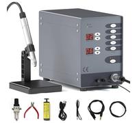 Kit saldatore per gioielli, saldatrice ad arco al tungsteno da 100 W, per oro, alluminio, titanio e ortodonzia, 50A-600A, perfetto per il restauro di gioielli