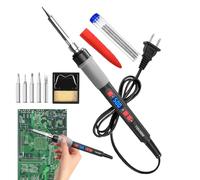 Kit saldatore, saldatore - Saldatura temperatura regolabile saldatore | Ergonomic Fast Heating Handheld Saldatrice per progetti domestici Riparazione di elettrodomestici