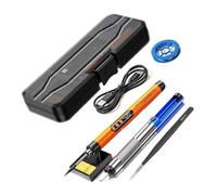 Kit Saldatore USB LED Digitale Mini Wireless 300-450°C Temperatura Regolabile Batteria Ricaricabile 1000mAh Saldatore Strumenti Il Miglior Regalo(Orange Set 3)