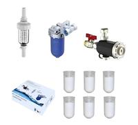 Kit Salva Caldaia Salvacaldaia Sotto Caldaia, a Condensazione con Defangatore e Dosatore 360° 1/2 e Neutralizzatore di Condensa, 6 ricariche polifosfati in OMAGGIO