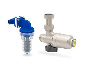 Kit salvacaldaia ICMA composto da Dosatore di polifosfati e Filtro defangatore