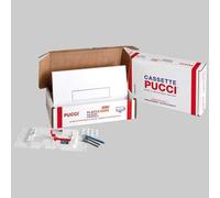 KIT SARA MONO TASTO TELAIO e PLACCA CM.33 Sp.1,2 Cromata Pucci