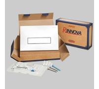KIT SARA MONO TASTO TELAIO + PLACCA CM.28 - Sp.4,7 Bianca