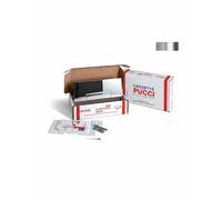 Kit Sara Mono Tasto Telaio + Placca CM.33 SP.1,2 Cromata Pucci