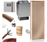 Stufa Sauna Set 34A 9kW + Comando Econ D1 EOS + Pietre Made IN Germany