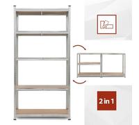 Kit Scaffale 5 Piani 180X90X40 CM - 875KG